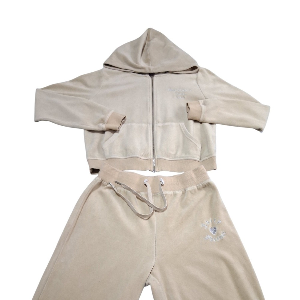Y2k Juicy Couture x Forever 21 Bling Fairygrunge Womens Medium Velour Track Suit